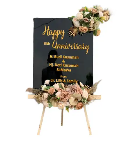 Papan Bunga Akrilik Ganjaresik